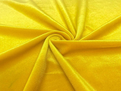 yellow-plain-viscose-micro-velvet-fabric