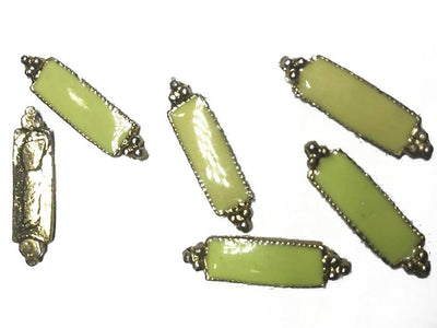 yellow-rectangular-2-hole-metal-embellishment-with-enamel-28x8-mm