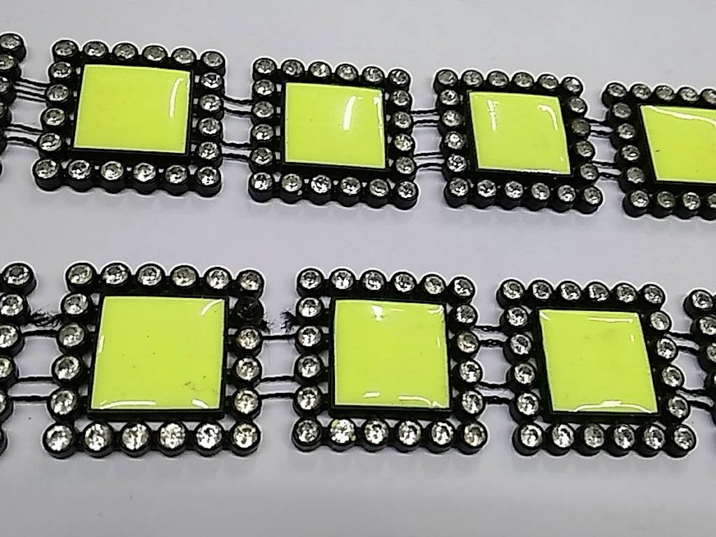 yellow-square-stone-studded-plastic-lace-with-enamel-fill-25x25-mm