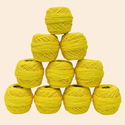 yellow-thick-crochet-cotton-threads