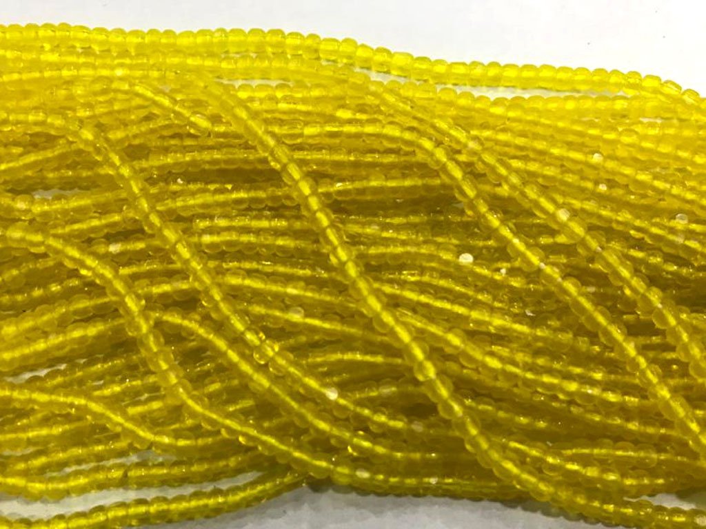 yellow-transparent-spherical-glass-seed-beads-3-mm