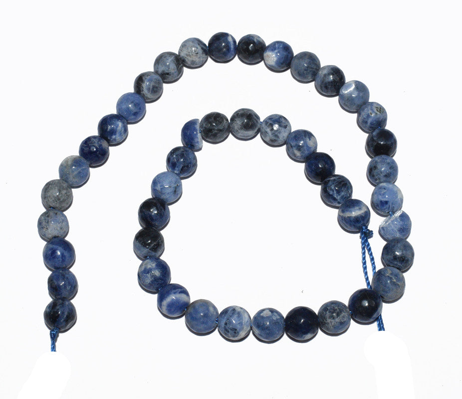 Blue & Black Gemstone Faceted Round Fire Agate Loose Beads