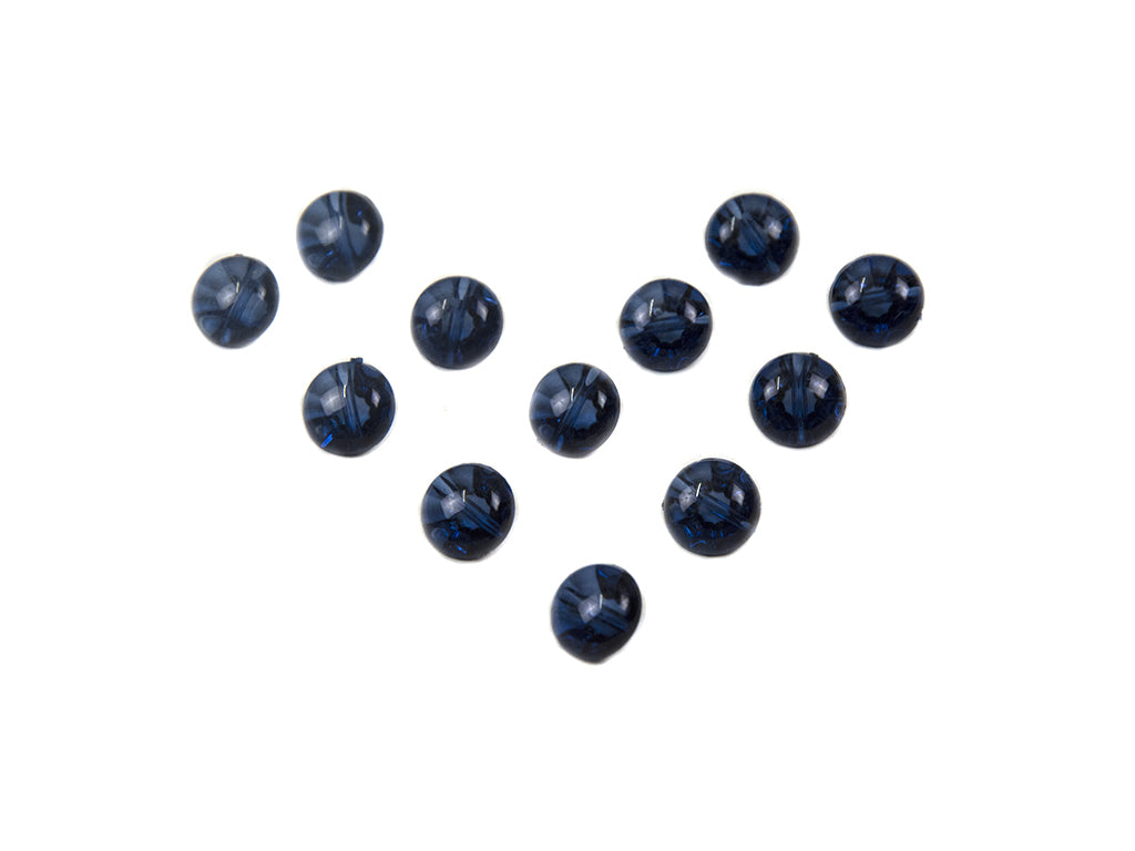 Navy BlueTransparent Acrylic Buttons