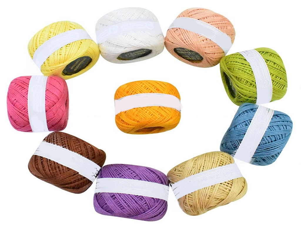 assorted1crochetsize20cottonthread