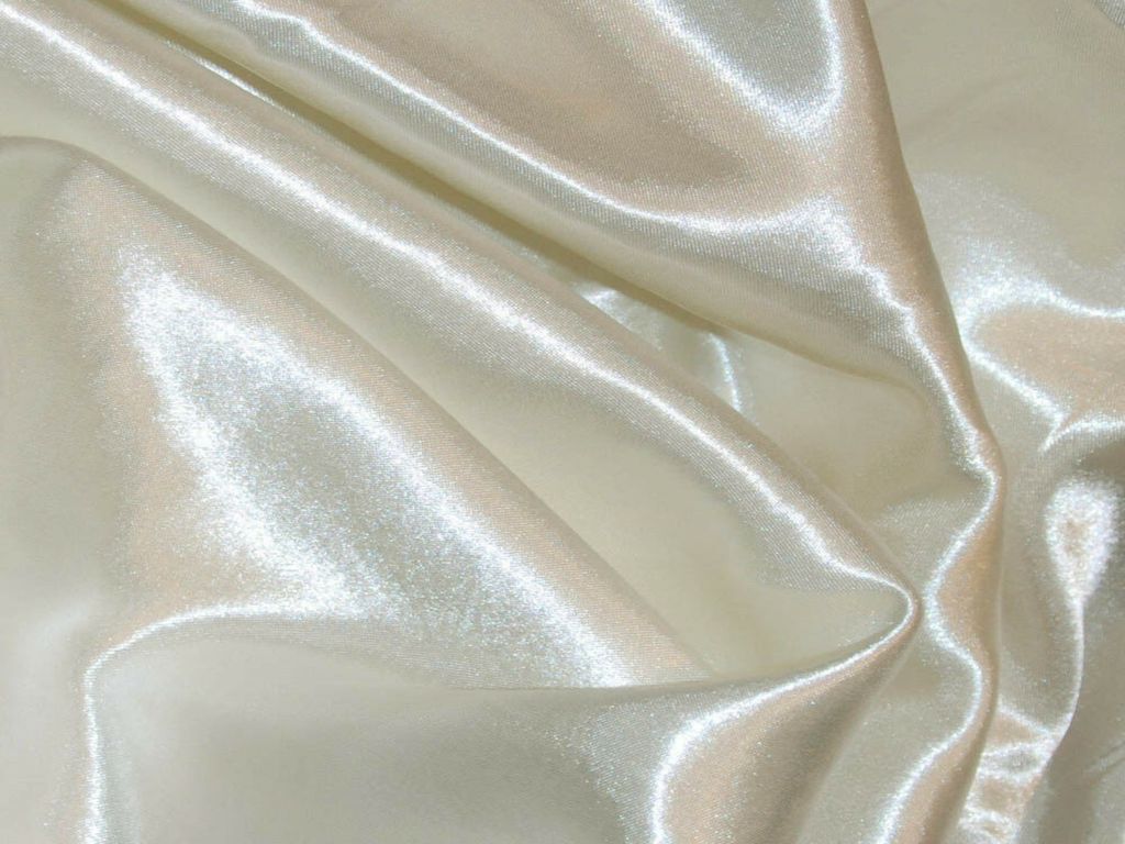 Ivory Silky Plain Japan Satin Fabric