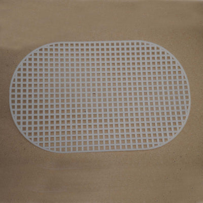 White Embroidery Canvas Mesh Plastic Sheets