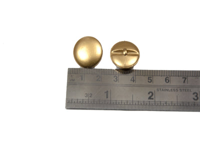 Golden Circlular High Gloss Acrylic Buttons