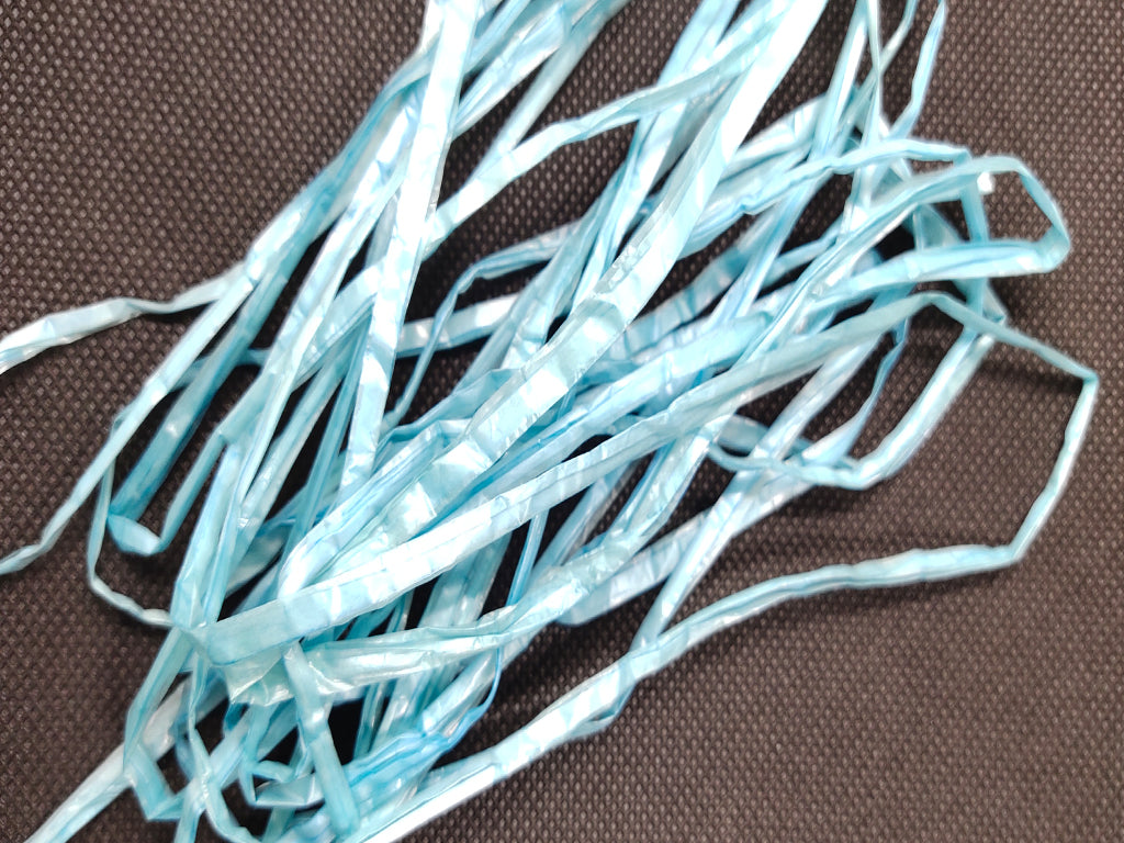 Morex Ribbon Raffia Blue Light Blue Nylon Raffia Ribbon