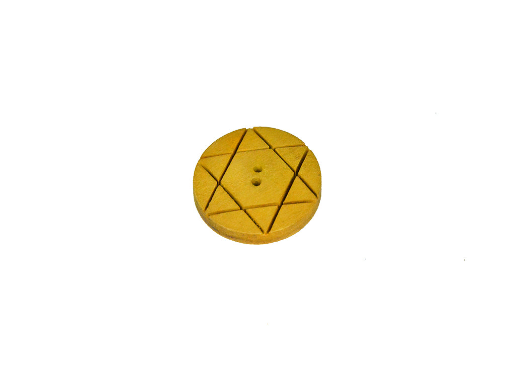 Geometrical Star 2 Hole Wooden Buttons