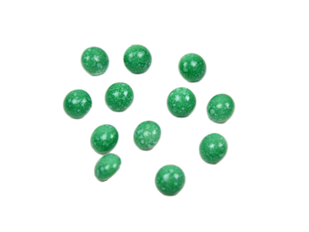 Dark Green Marble Round Acrylic Buttons1