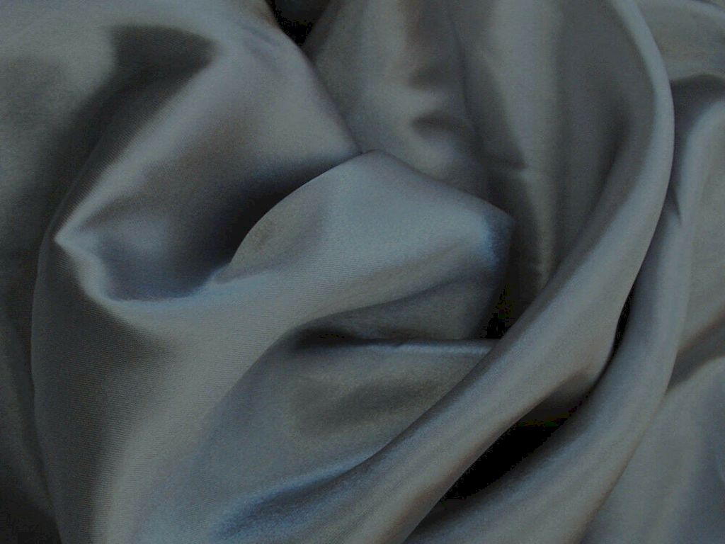 Gunmetal Grey Silky Plain Japan Satin Fabric