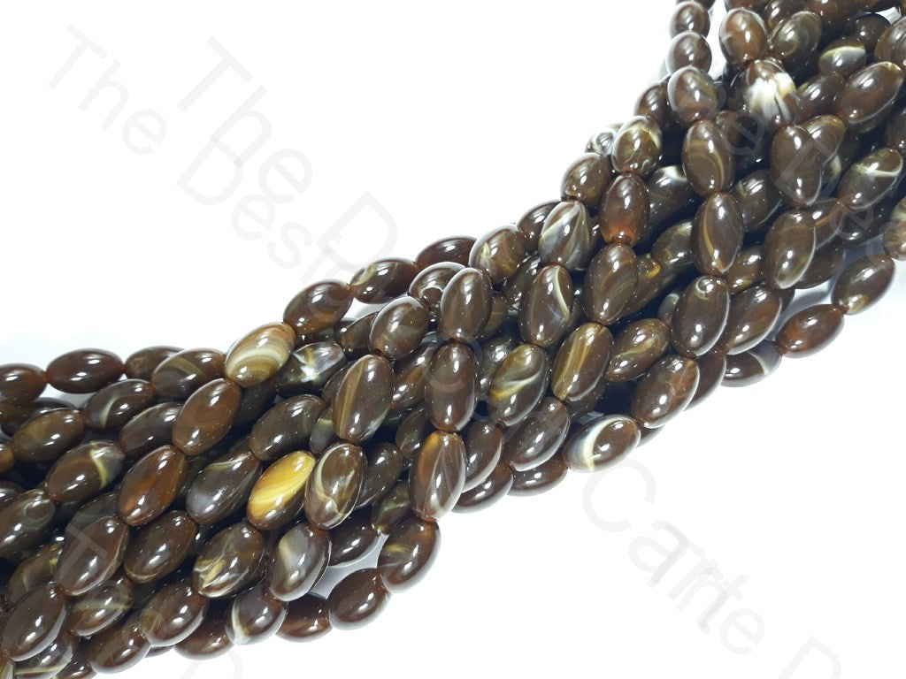 Brown Oval Designer Resin Stones | The Design Cart (1729478754338)