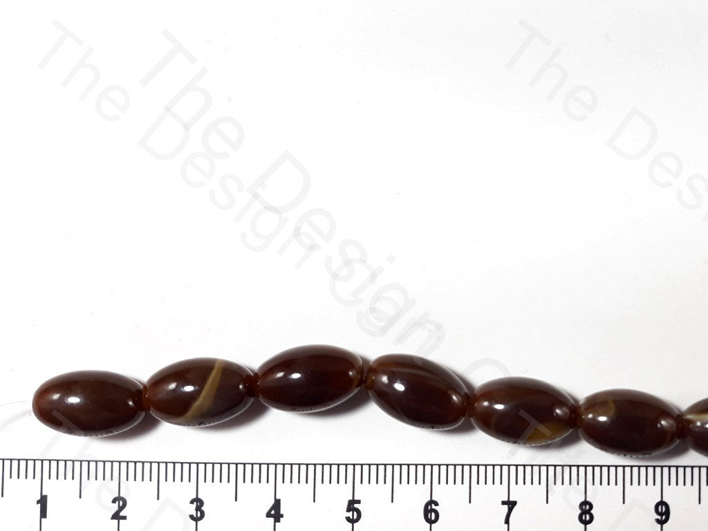 Brown Oval Designer Resin Stones | The Design Cart (1729478754338)