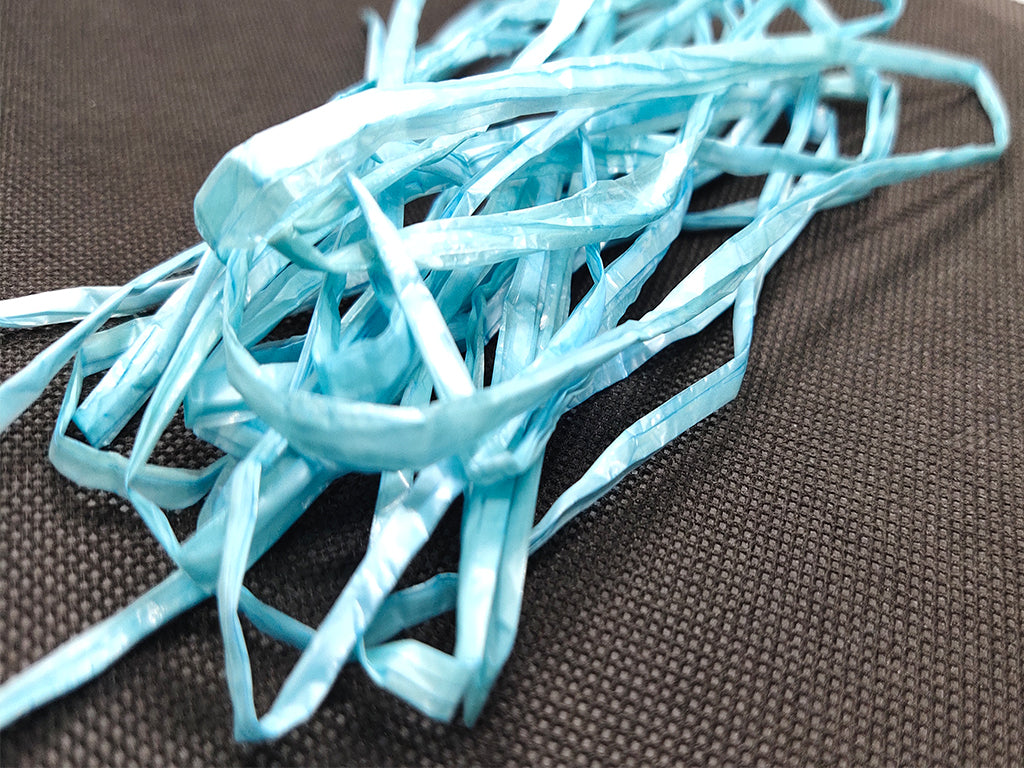 Morex Ribbon Raffia Blue Light Blue Nylon Raffia Ribbon