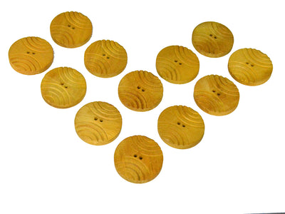 Geometric Circles 2 Hole Wooden Buttons 6