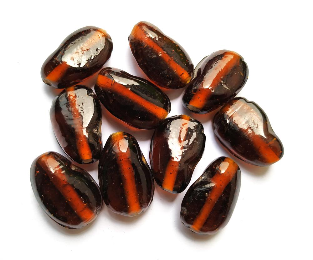 brown-glass-beads