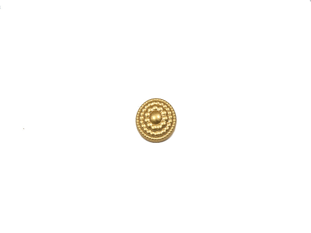 Golden Floral High Gloss Acrylic Buttons