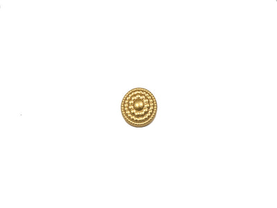 Golden Floral High Gloss Acrylic Buttons