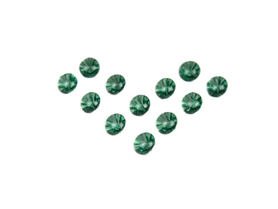 Sea Green Transparent Acrylic Buttons