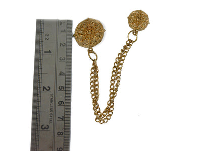 Golden Designer Brooch 1