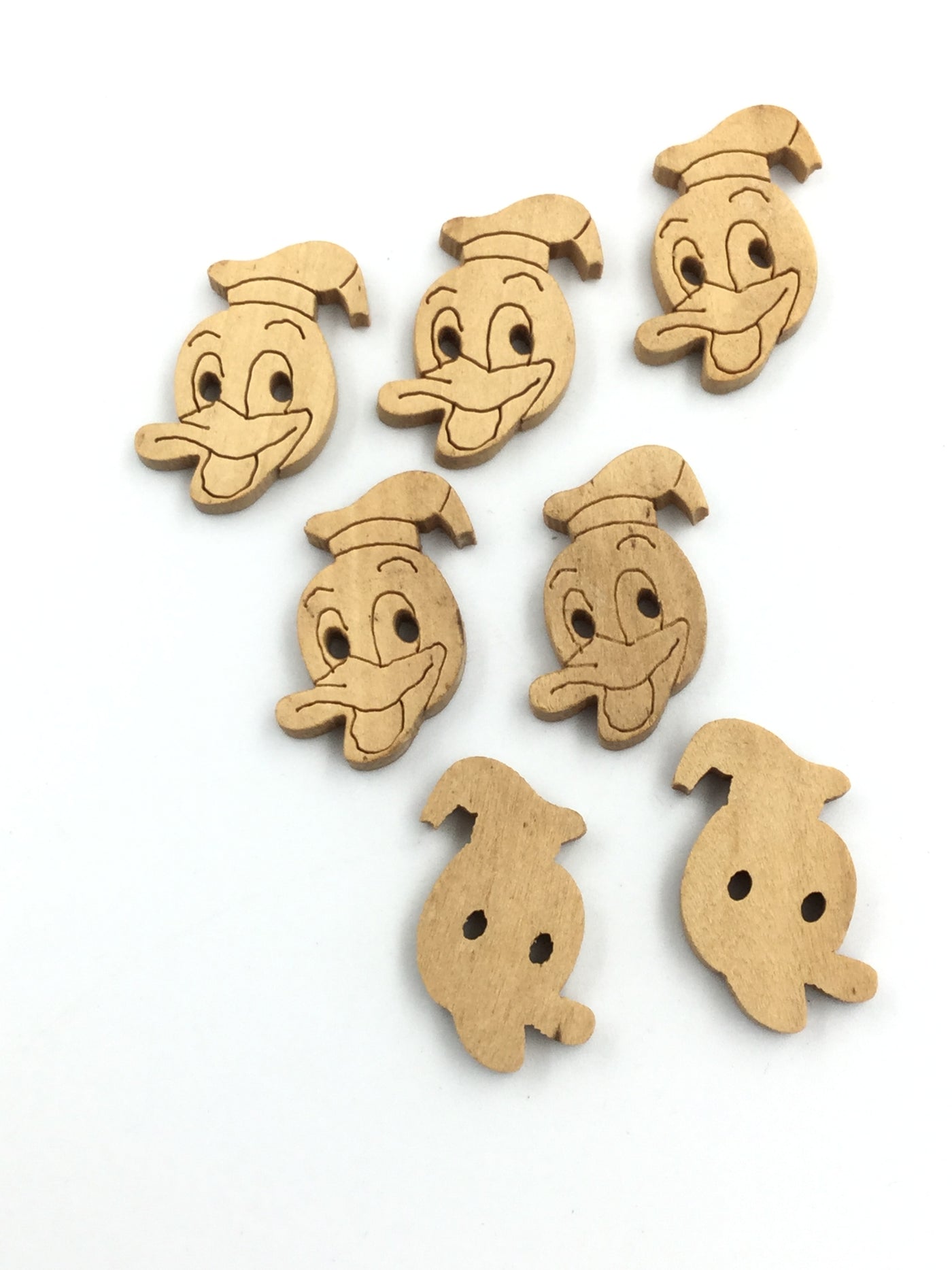 Duck Shape 2 hole wooden button