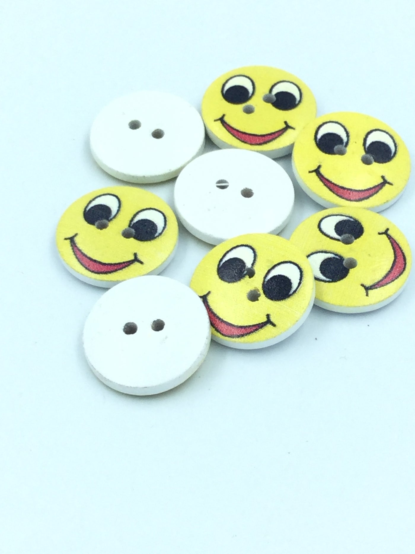 Multicolor Wooden Fancy Button