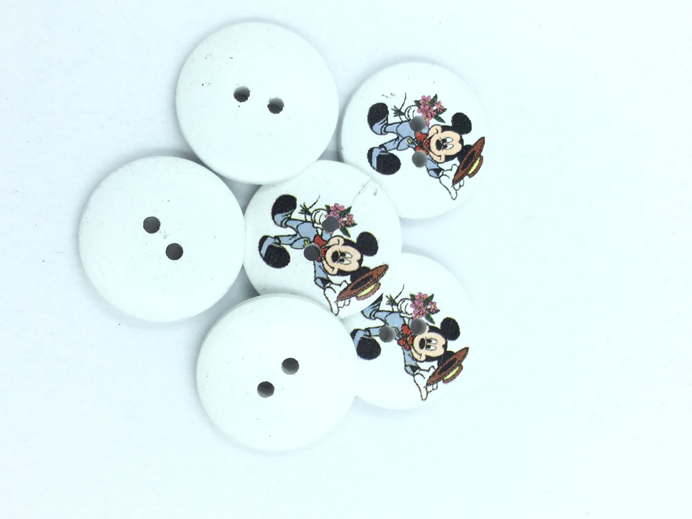 Micky Multicolor 2 hole Button