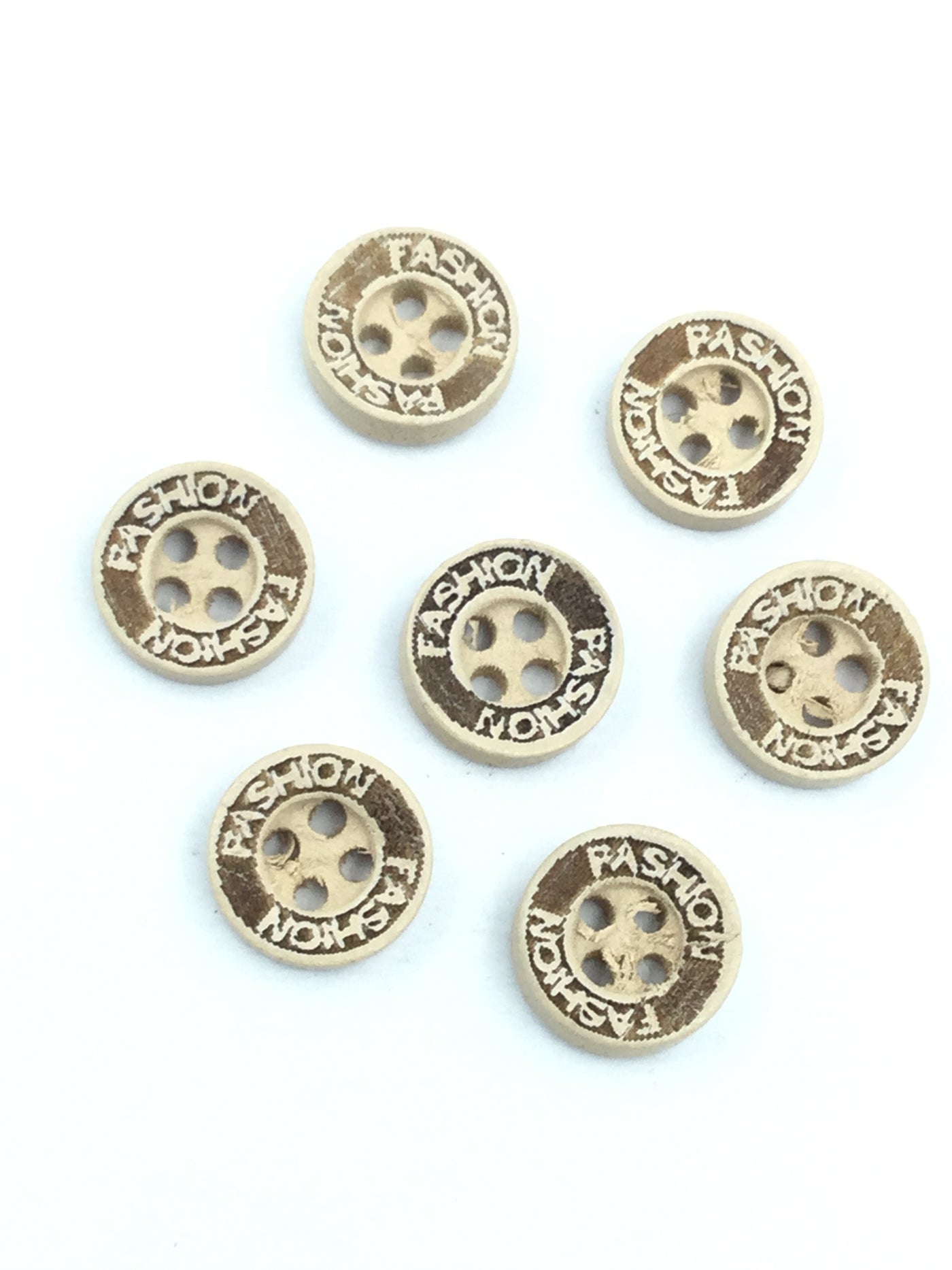 Fashion 4 Hole Wooden Button