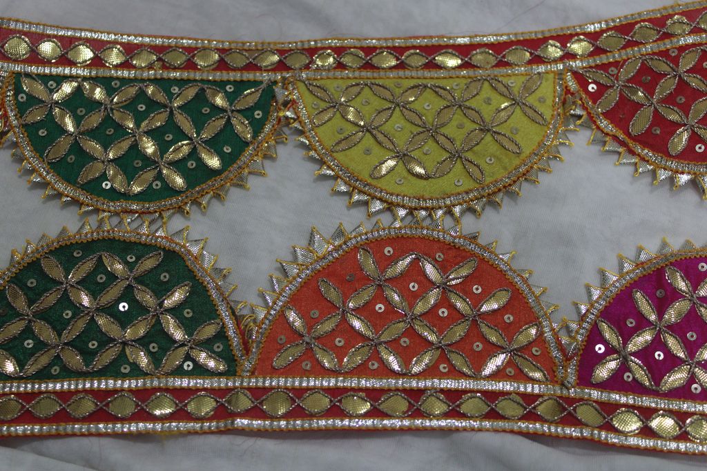 Multicolor Traditional Gota Trim