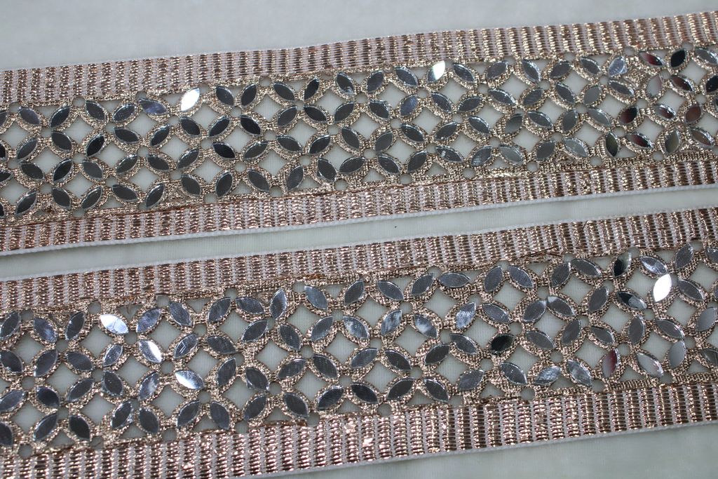 Rose Gold Fancy Mirror Trim