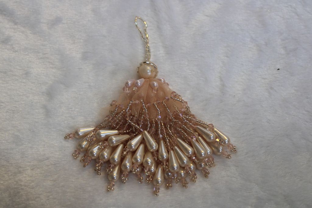 Rose Gold Handwork Pearl Tassel