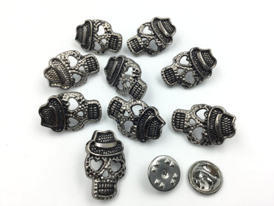 Unique Designed Skeleton Face Shape Metal Clip