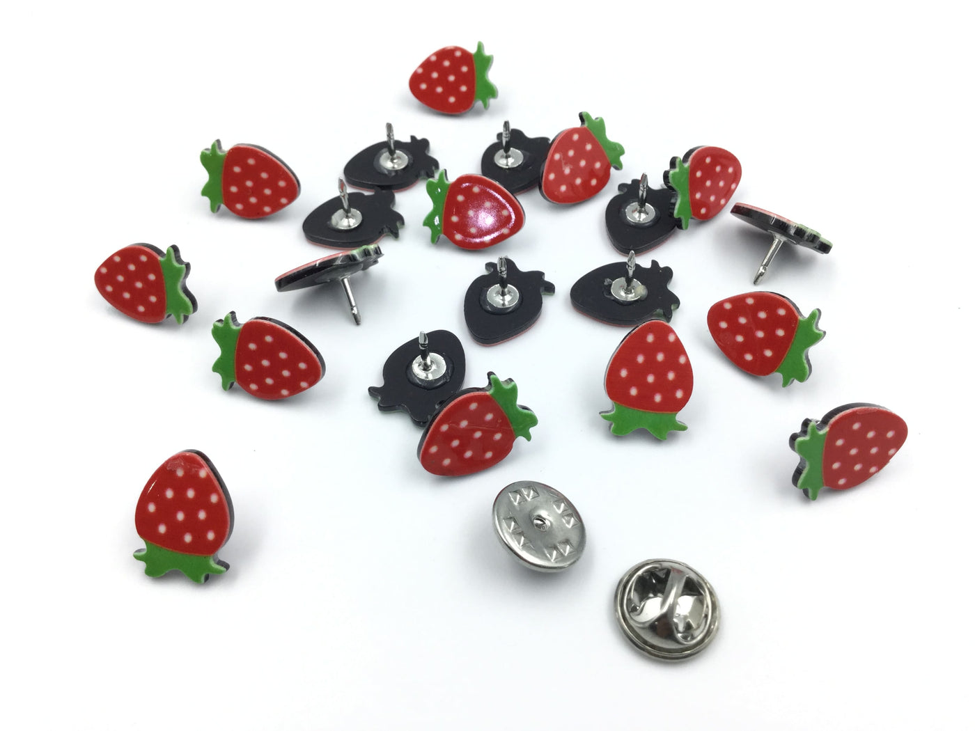 Strawberry Shape Metal Garment Accessories