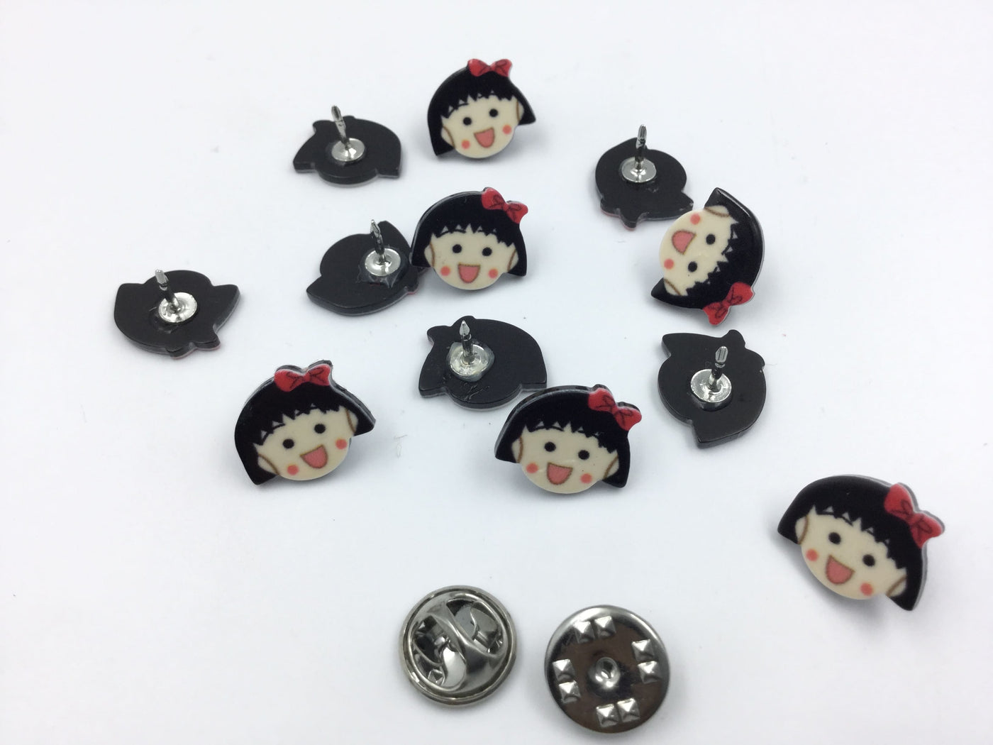 Doll Face Shape Metal Garment Clip