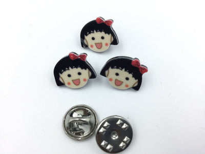 Doll Face Shape Metal Garment Clip