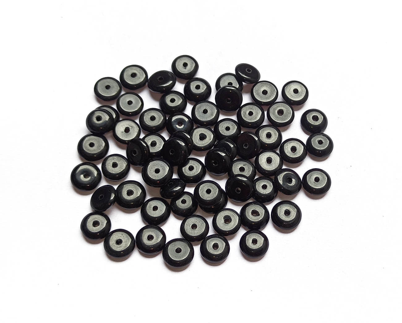 black-resin-disc-beads