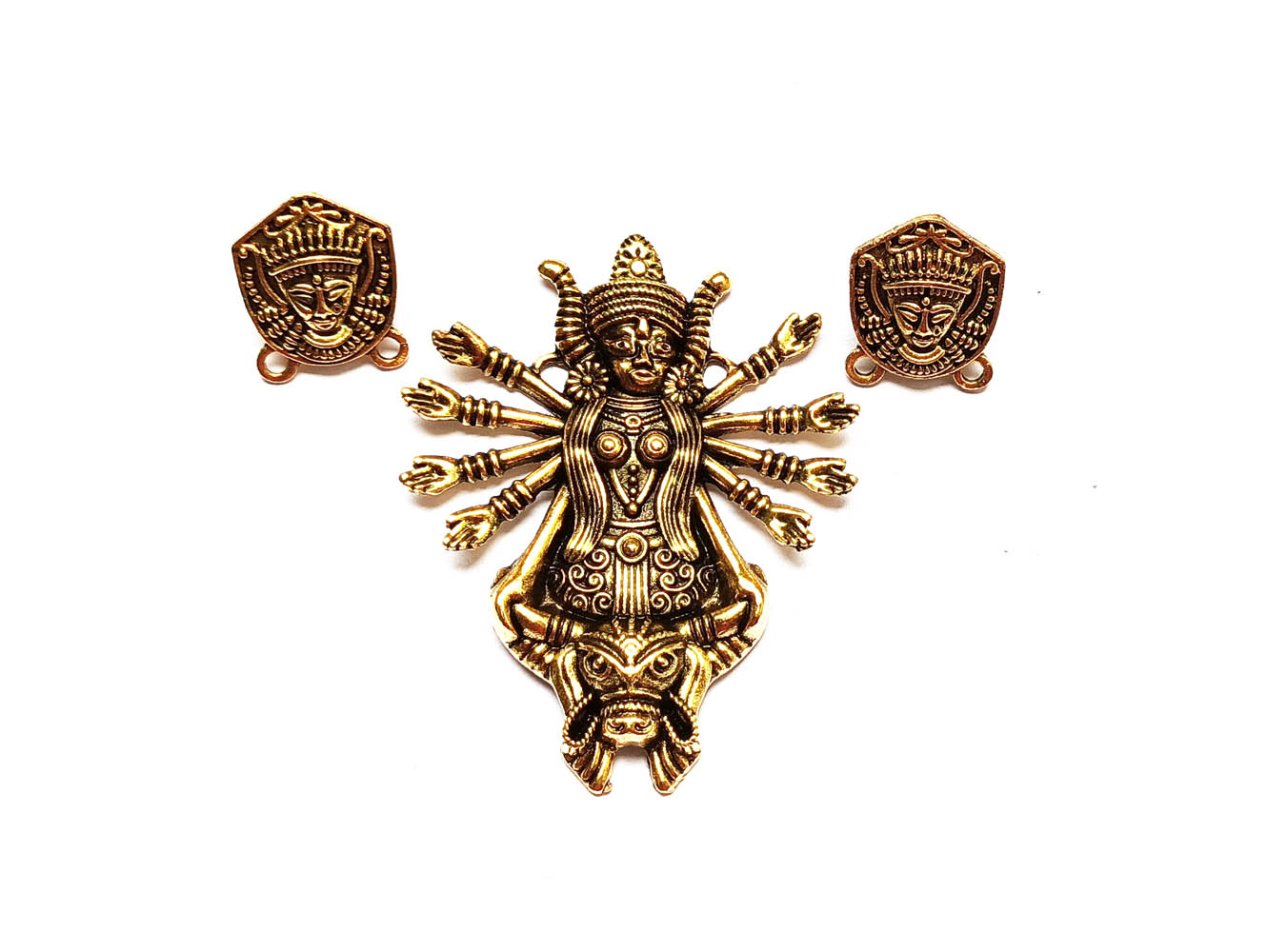 golden-german-silver-goddess-pendant-set