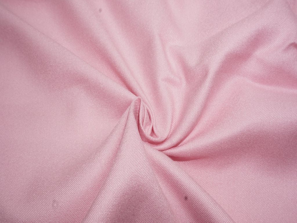 Baby Pink Cotton Poly Fabric