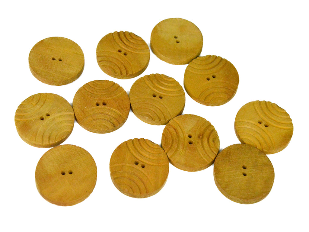 Geometric Circles 2 Hole Wooden Buttons 6