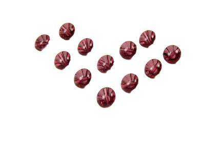 Mahogany Transparent Acrylic Buttons