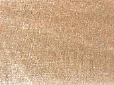 Light Peach Plain Cotton Linen Fabric