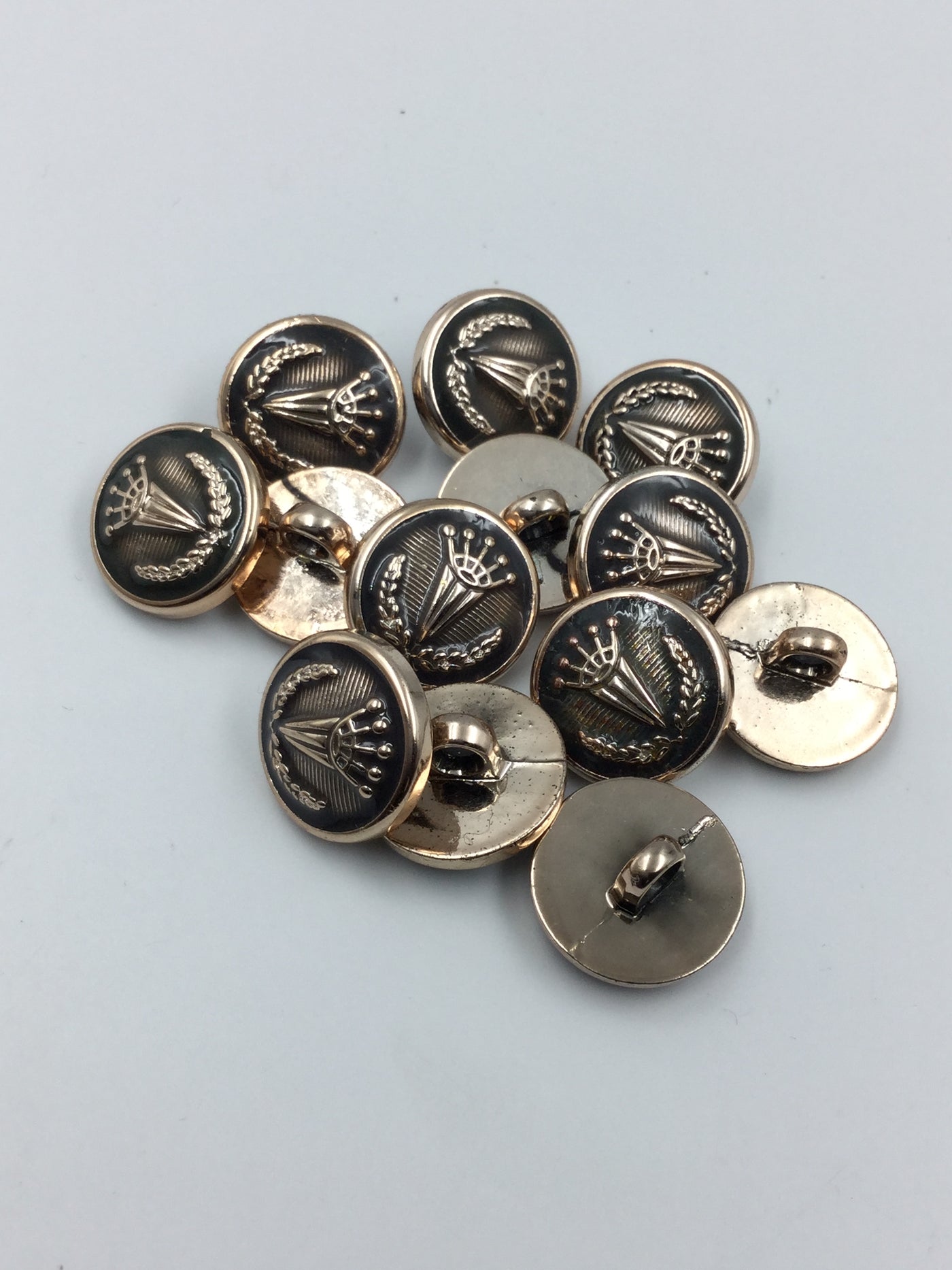 Black Plastic Icon Buttons