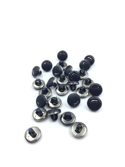 Small Polyster Navy 16L Downhole Buttons