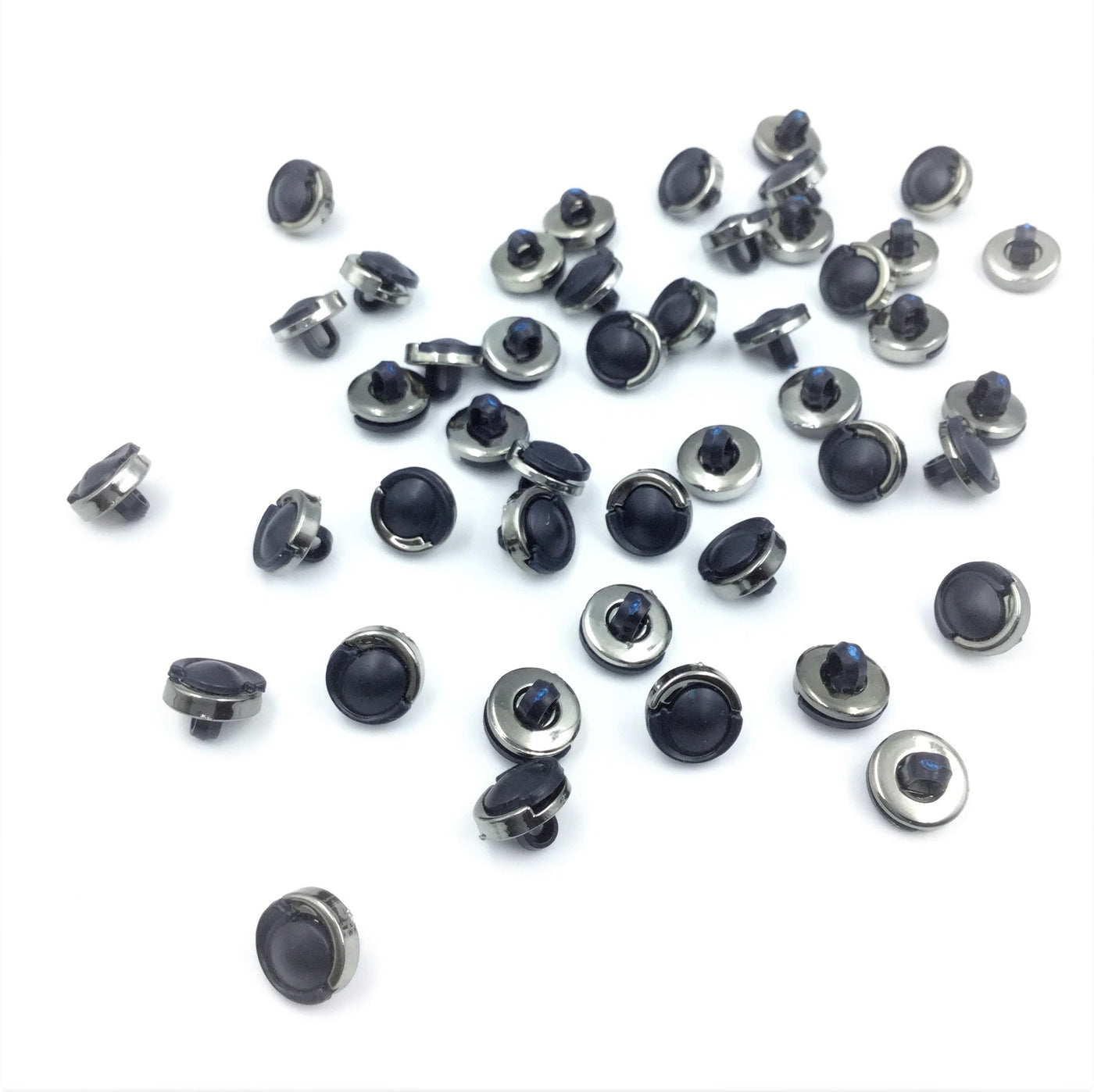 Small Polyster Navy 16L Downhole Buttons