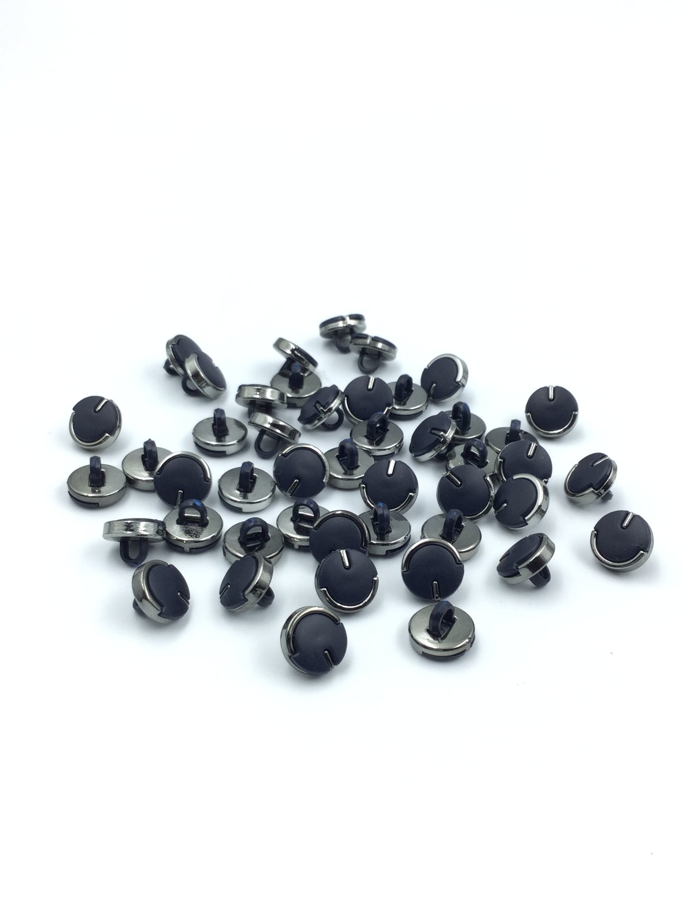 Small Polyster Navy 16L Downhole Buttons