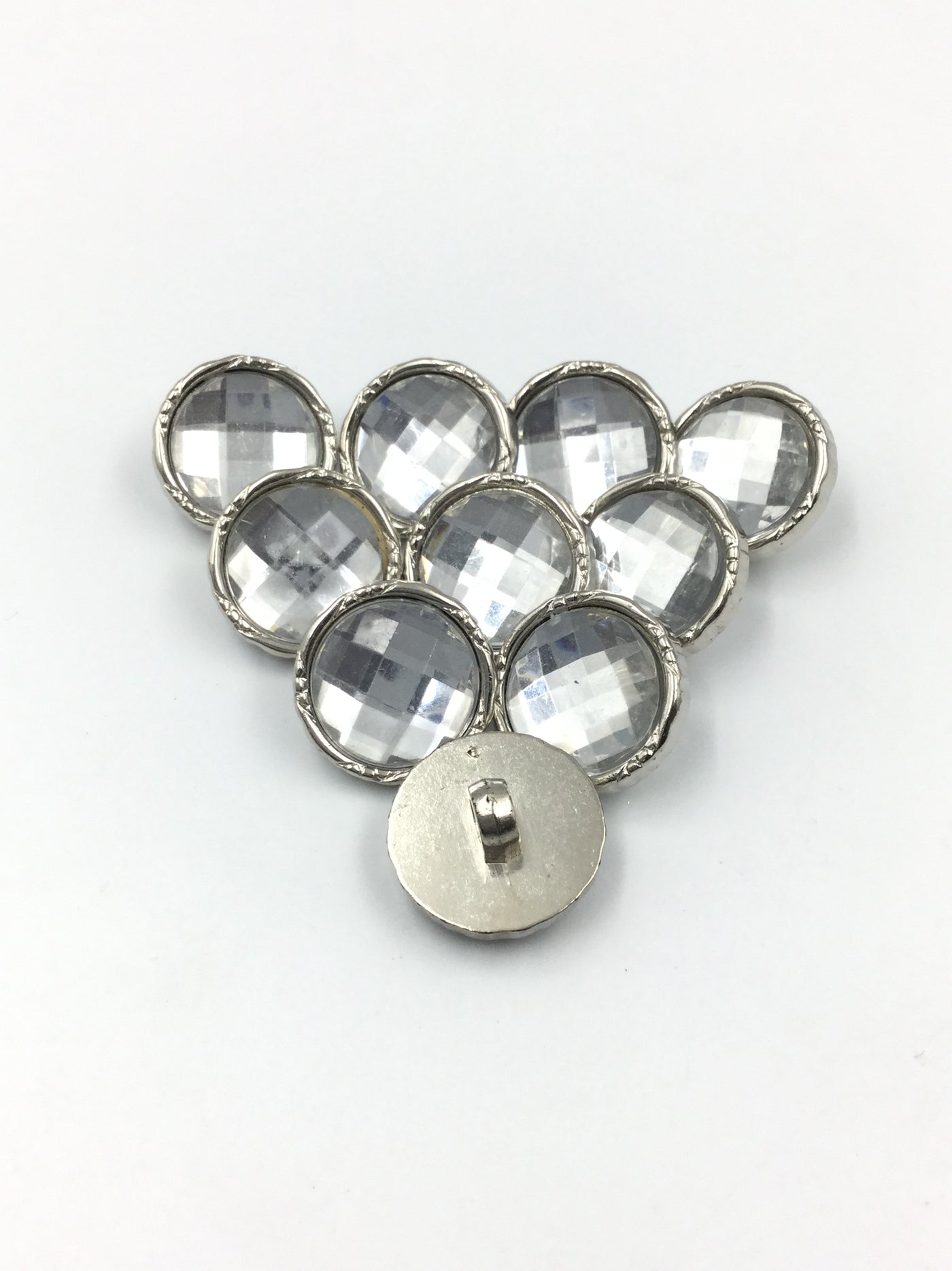 Silver Unique Designed Buttons