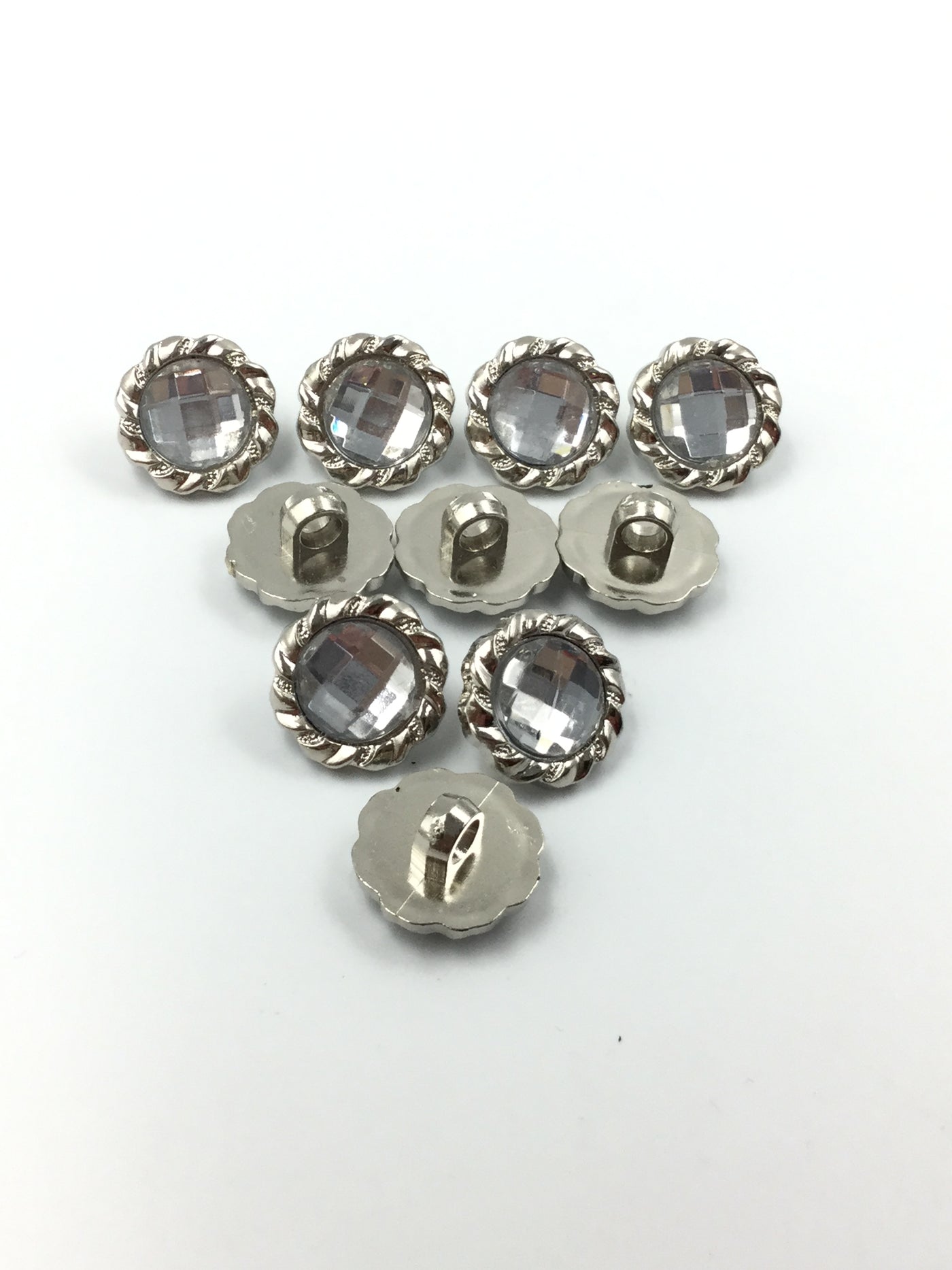 Silver Unique Designed Buttons