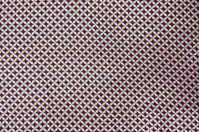 Maroon Geometric Digital Printed Pashmina Wool Fabric