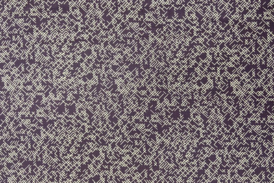 Purple Geometric Digital Print Pashmina Wool Fabric