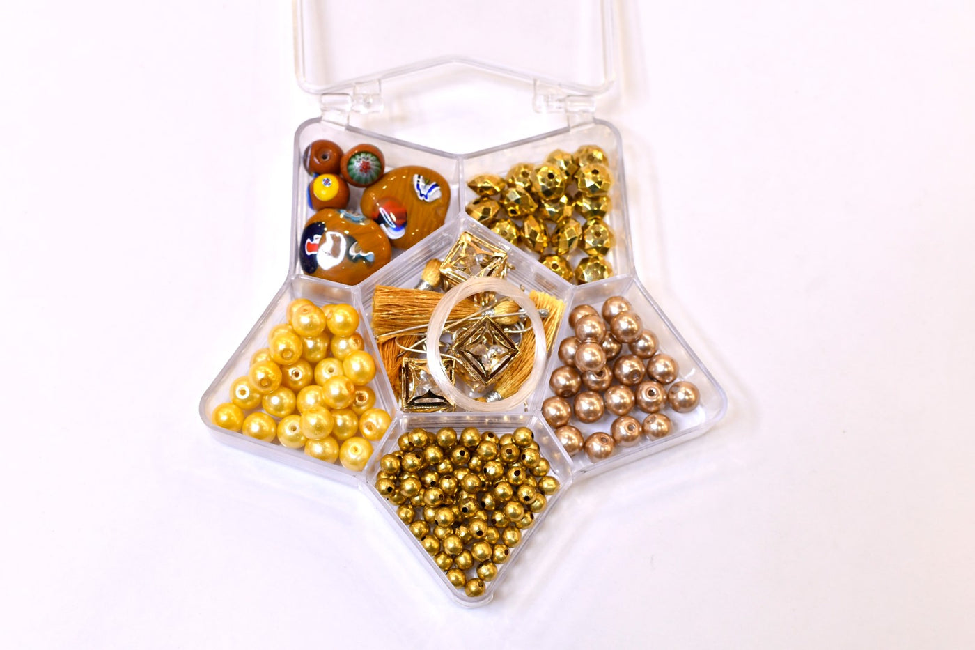 Yellow & Golden Jewellery DIY kit